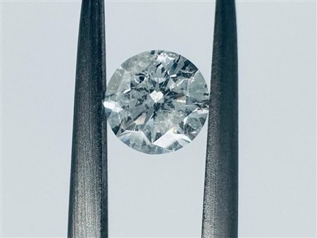 DIAMANTE 0,5 CT COLORE F - PUREZZA I1 - TAGLIO BRILLANTE - CERTIFICATO ID -...