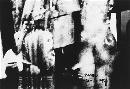 Mario Giacomelli (1925-2000)  - Nudi, (autoritratto in ambiente familiare), 1956/1960