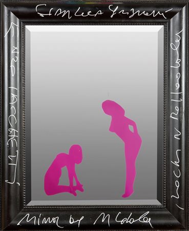 LODOLA MARCO Dorno (PV) 1955 "Mirror by Lodola" 80x100 tecnica mista e...