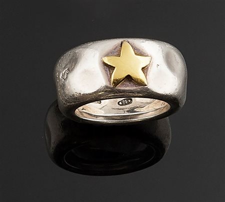 POMELLATO Anello in argento 925 millesimi, a fascia, firmato "Pomellato",...