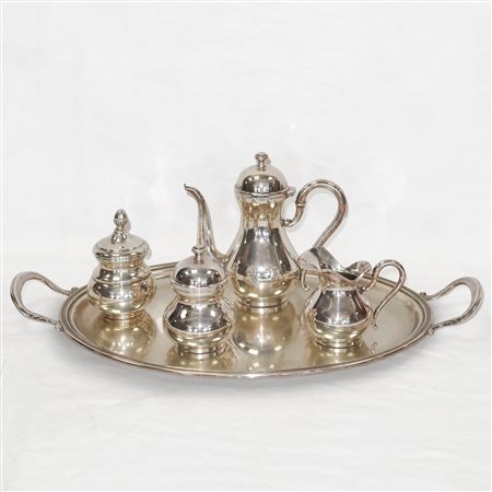 Servizio da caffè in argento