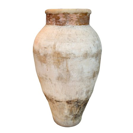 Giara in cotto smalto al collo, Sicily Fine 19° secolo 