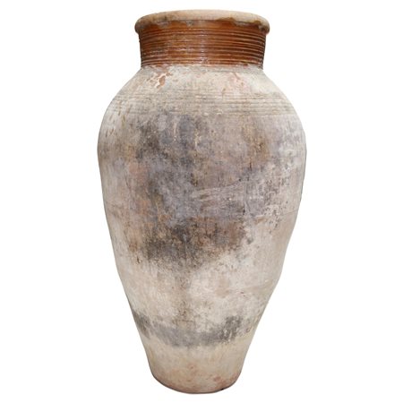 Giara in cotto smalto al collo, Sicily Fine 19° secolo 