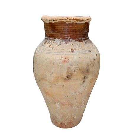 Giara in cotto smalto al collo, Sicily Fine 19° secolo 