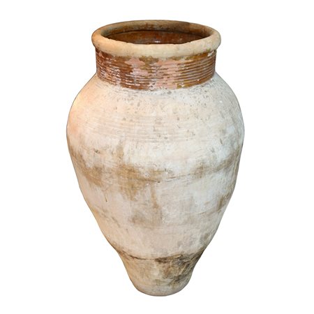 Giara in cotto smalto al collo, Sicily Fine 19° secolo 