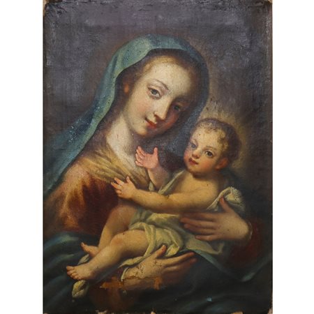 Madonna con bambino, 19° secolo  painter