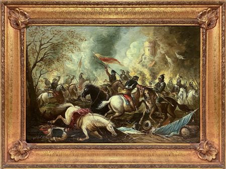 Jan Van Hallen - Battaglia, nineteen° secolo 