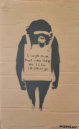 Banksy, 'Laugh now', 2015