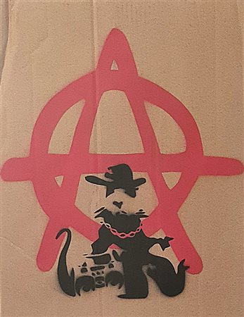 Banksy, 'Anarchist art', 2015