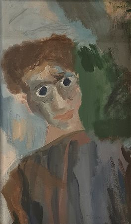 Ernesto Treccani, 'Ritratto di C. Levi', 1957