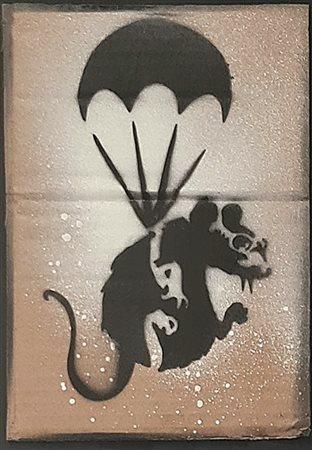 Banksy, 'Parachute Rat', 2015
