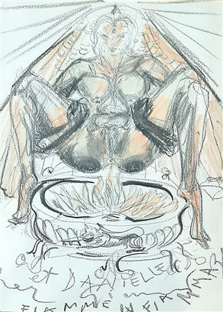 Bruno Ceccobelli, 'Fiamme in fiamma'