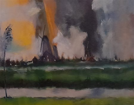 Giuseppe Fuschi, 'I mulini di Kindeijk', 2015