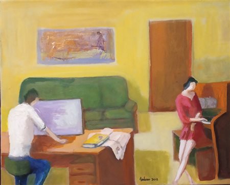 Fernando Todesco, 'Omaggio a E. Hopper', 2017