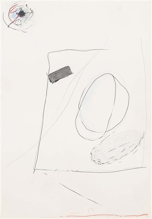 PAOLO ICARO (Torino, 1936) senza titolo 1988 tecnica mista su cartoncino cm....