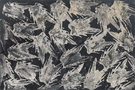 SERGIO RAGALZI (Torino, 1952) Insetti 1989 olio e tecnica mista su tela cm....