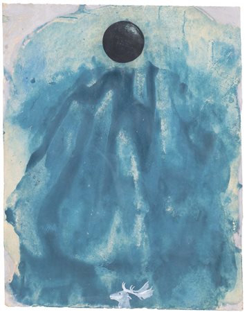 GIUSEPPE GALLO (Cosenza, 1954) senza titolo 1987 tecnica mista su carta a...