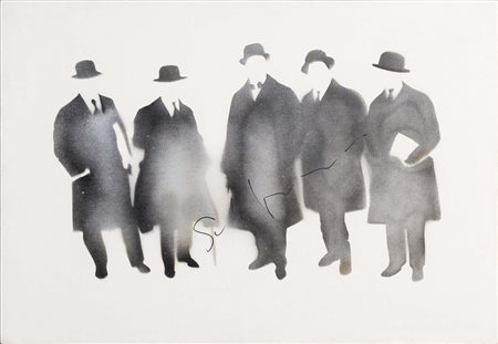 MARIO SCHIFANO (Homs, 1934 - Roma, 1998) senza titolo 1973 - 1977 smalto...