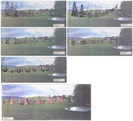 MAURO STACCIOLI (Volterra, 1937 - Milano, 2017) Progetti 1993 lotto di 6...