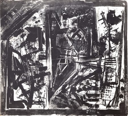 EMILIO VEDOVA (Venezia, 1919 - 2006) Spagna - 3 1969 litografia es. 16/18 cm....