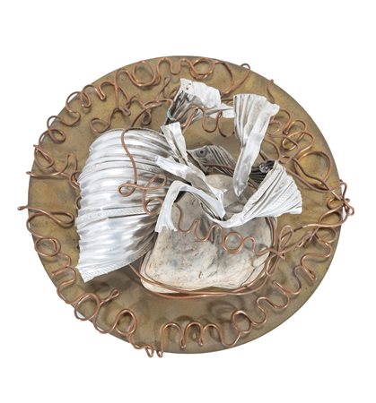 ALIK CAVALIERE (Roma, 1926 - Milano, 1998) L'onda marina 1988 scultura in...