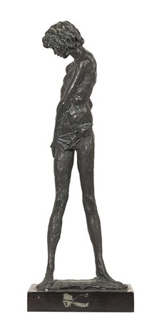 AUGUSTO MURER (Falcade , 1922 - Padova, 1985) Ragazzo con drappo 1981...