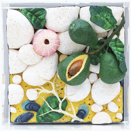 PIERO GILARDI (Torino, 1942 - Torino, 2023) Aguacate sulla spiaggia...