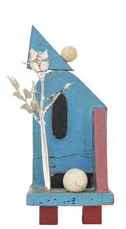 SERGIO DANGELO (Milano, 1932 - 2022) House in pimlico (anni '70) legno...