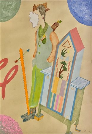 LUCA ALINARI
Figura su sfondo giallo