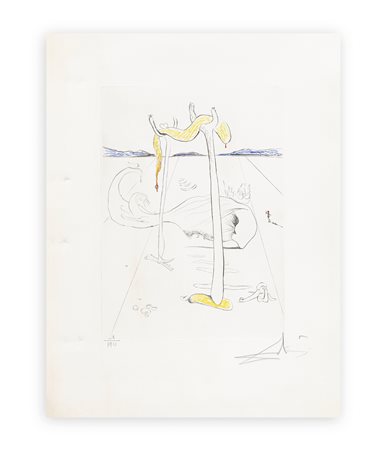 SALVADOR DALÌ (1904-1989) - Senza Titolo, 1974