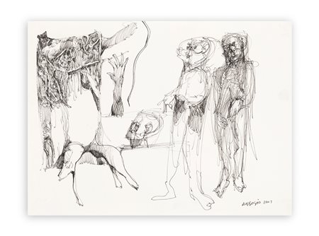 GIANNI AMBROGIO (1928-2016) - Senza Titolo, 2003