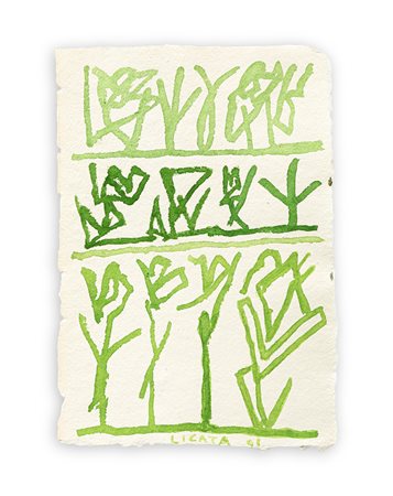 RICCARDO LICATA (1929-2014) - Senza Titolo, 2001