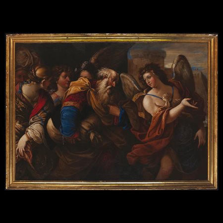 Giuseppe Nuvolone (San Gimignano, 1619 – Milano, 1703), Angelo guida la famiglia di Lot fuori da Sodoma