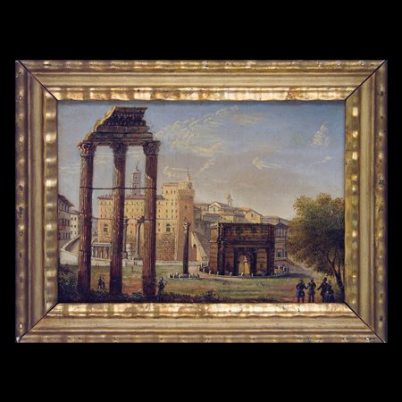 Pittore romano della seconda metà del XVII secolo, Veduta di Campo Vaccino