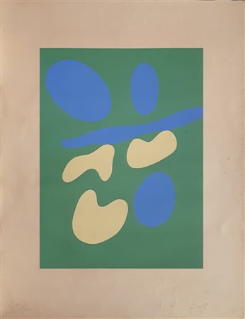 Hans Arp (Strasburgo 1887-Basilea 1966)  - Constellation, from Art of Today, Masters of Abstract Art, Album I, 1953