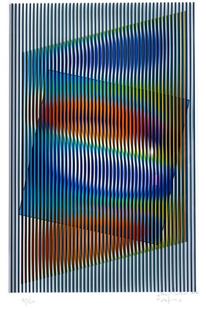 Alberto Biasi (Padova 1937)  - Rilievo ottico - dinamico (zefiro)