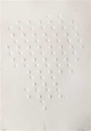 Enrico Castellani (Castelmassa 1930-Viterbo 2017)  - Superficie, 1998