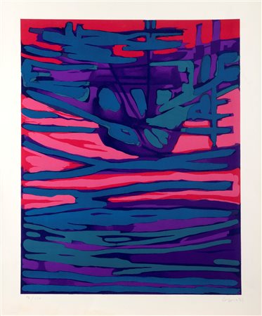 Antonio Corpora (Tunisi 1909-Roma 2004)  - Composizione, 1973