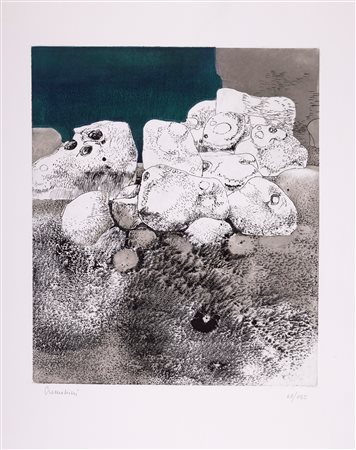 Leonardo Cremonini (Bologna 1925-Parigi 2010)  - Sassi