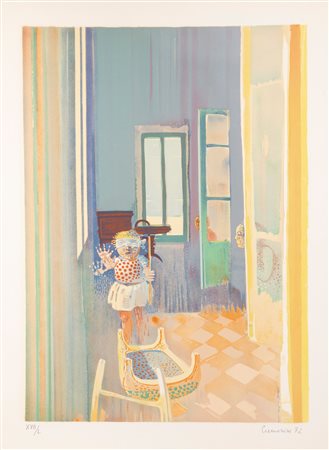 Leonardo Cremonini (Bologna 1925-Parigi 2010)  - Nascondino, 1972