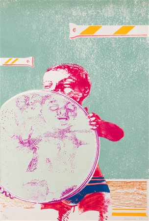 Leonardo Cremonini (Bologna 1925-Parigi 2010)  - Il sole negli occhi, 1968