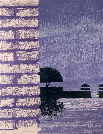 Leonardo Cremonini (Bologna 1925-Parigi 2010)  - Notturno, 1970