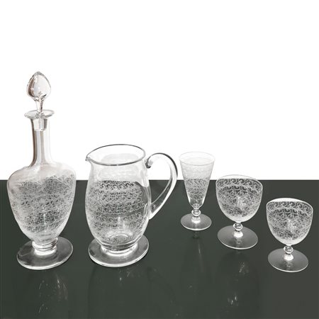 Baccarat - Servizio bicchieri Modello Rohan, 30s