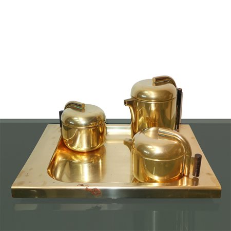 Servizio da caffè in ottone