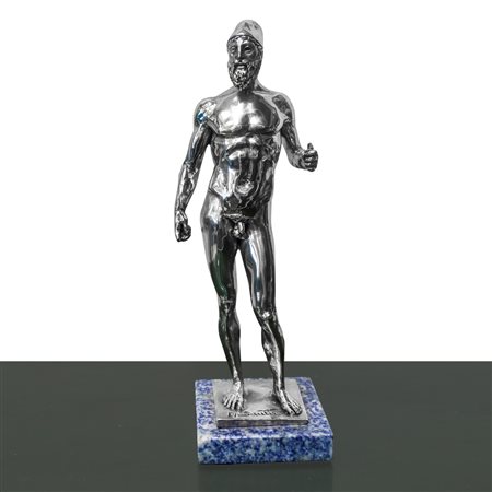 Bronzo di riace, rivestito in bagno d'argento