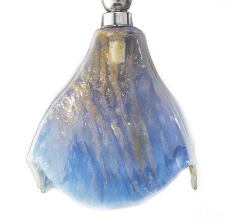 Mazzega - Lampadario in vetro iridescente, 70's