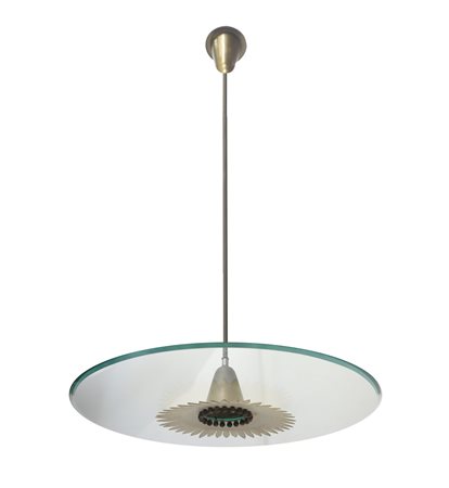 Luigi Brusotti (attribuito a) - Lampada a sospensione, Attr. Brusotti Luigi.