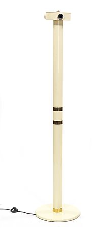 LAMPADA Base per lampada a piantana in metallo laccato con fasce in ottone...