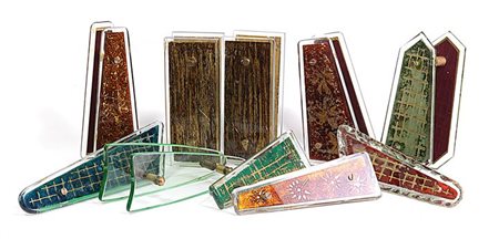 BURGER ERWIN (ATTR.) Collezione di maniglie (sei coppie e quattro singole) in...