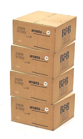 BELLINI MARIO Amanta Quattro tavolini in poliestere rinforzato con fibre di...